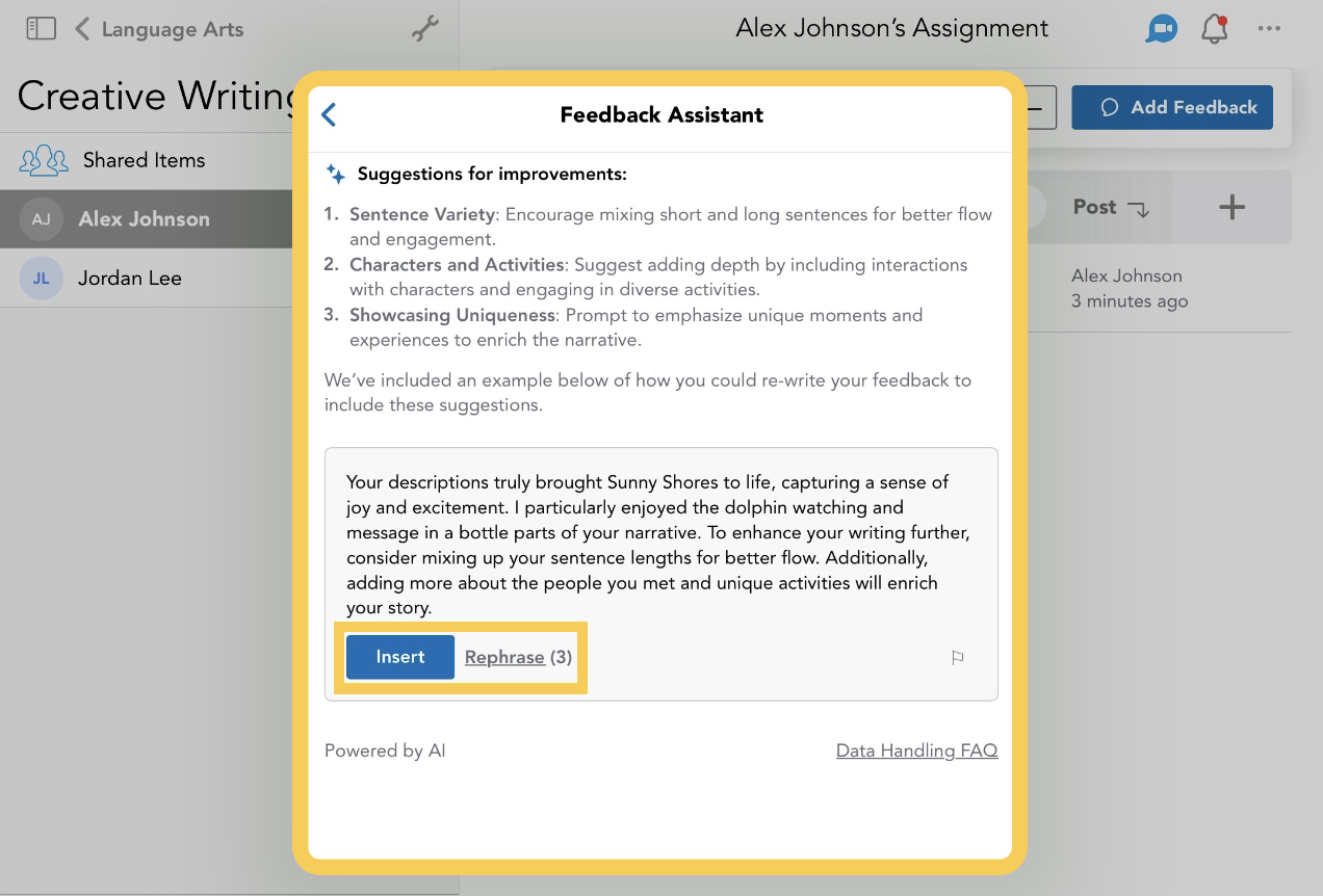 Feedback-Assistant-Rephrase-Insert